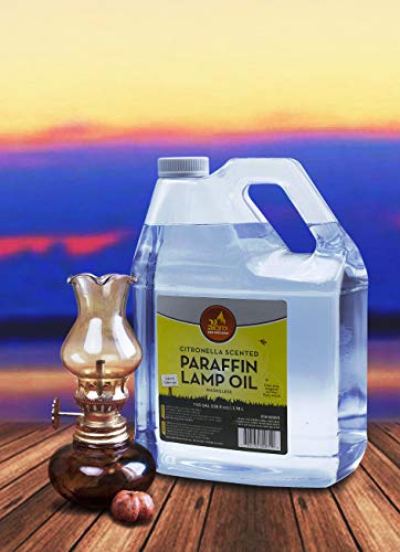 Citronella Scented Lamp Oil, 1 Gallon - Smokeless and Odorless Insect