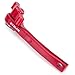 Manual Can Opener - Safety Smooth Edge, Lid-Lifting Design - Food Grade Safe, Ergonomic Design - Rectangular Locking System & Arthritis Friendly Turn Knob, Red