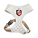 Puppia Authentic Modern Dotty Harness A, Small, Ivory