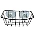 Hopeful by Long-Lived Durable Steel Construction Color Coated Large Suction Cups Kitchen Sink Sponge Storage Organizer Holder (White)
