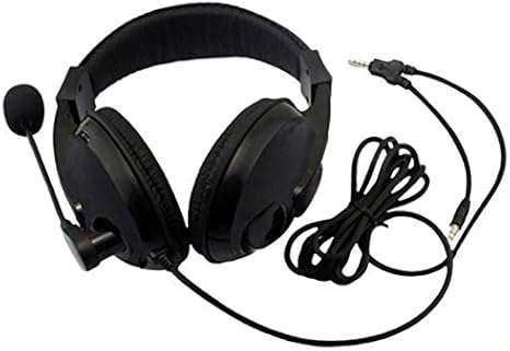 headphones with mic for pc with two jacks amazon