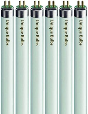 (Pack of 6) F8T5/CW 8W T5 12" Cool White 4100K Fluorescent Light Bulb 20,000HR