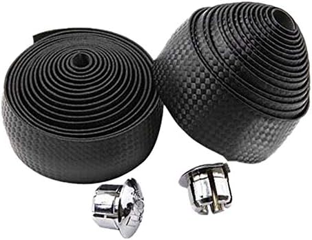 Maybesky Handlebar Tape Wrap Road 1 Pair Carbon Fiber Grip Bar Tape - Road Bike Handlebar Tape Cycling Handle Wraps Road