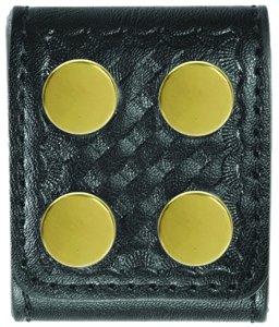Hero's Pride AirTek Duty Belt Keepers, 2" Wide for 2-1/4" Belt, Basket Weave, Shinny Gold Snaps, Deluxe, basketweave, BW - Police, Sheriff, CHP, State Trooper, Security - Sold by Uniform World