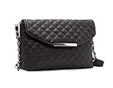 Crossbody Bags for Women Shoulder Bag Leather Bag Clutch Handbag Tote Purse Hobo Messenger (Black)