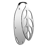 Sannysis Cover Case Clip Bracket for Bellabeat Leaf Nature Health Tracker Stainless Steel (Silver B)