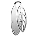 Sannysis Cover Case Clip Bracket for Bellabeat Leaf Nature Health Tracker Stainless Steel (Silver B)