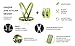EvoLike Reflective Vest Straps New Premium Design + 1 Pair of High Visible Bands for Arm/Wrist/Ankle | Safety Gear for Running, Walking, Jogging, Cycling, Workers, Motorcycle