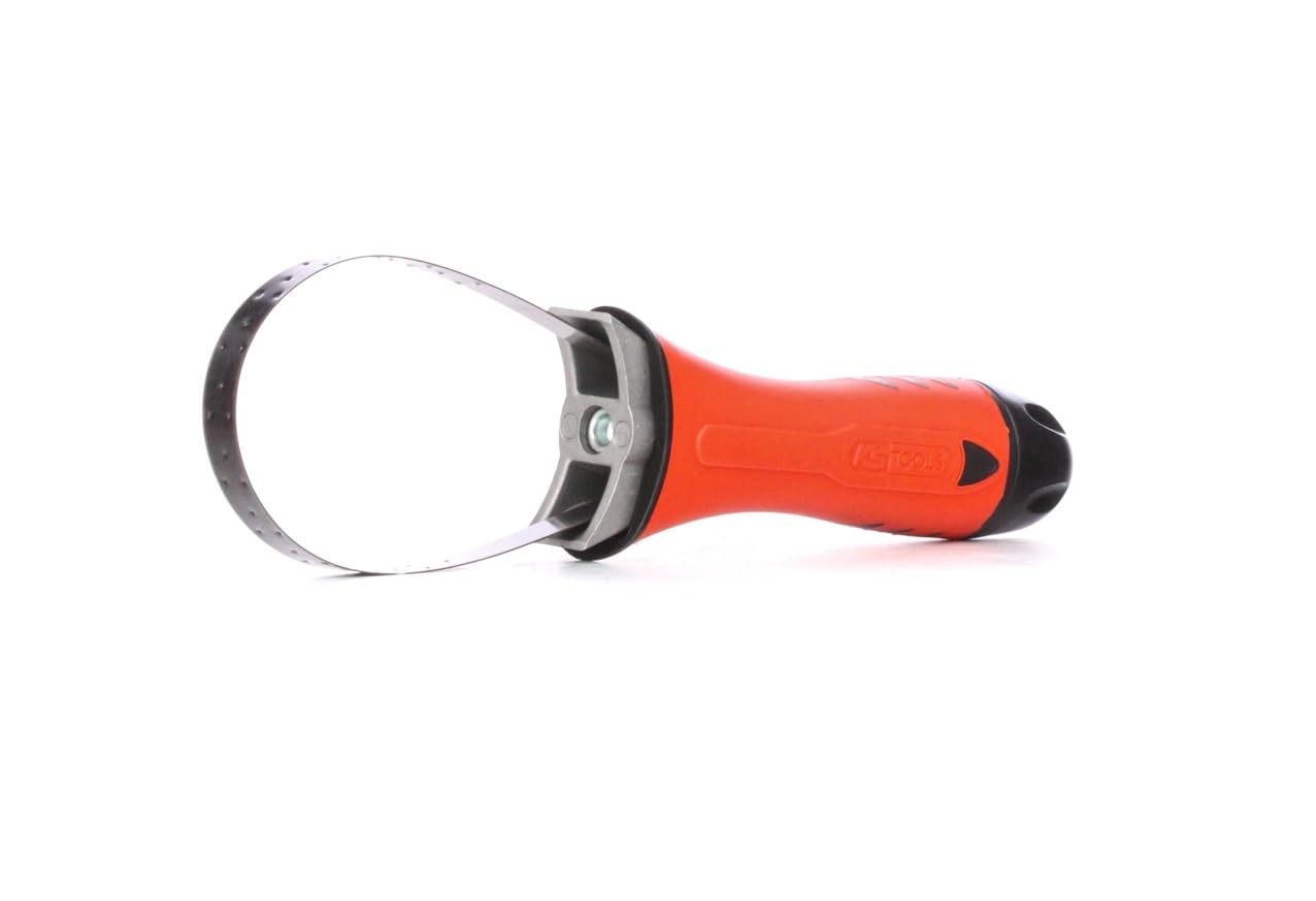 KS Tools 155.5005 Oil Filter Wrench Metal Belt Soft Grip Handle