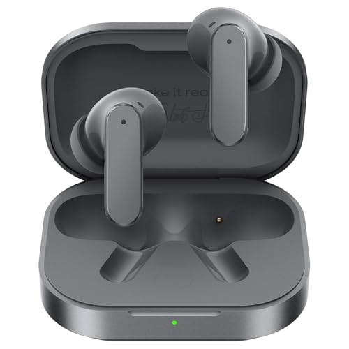 realme Buds Air 8 Bluetooth Headphones, 55dB ANC Adaptive and 58h Autonomy, Wireless Headphones with 11+6 Mm Controller, Ear-by AI Assistant and AI Translator, Hi-Res Audio LHDC 5.0, IP55, Grey
