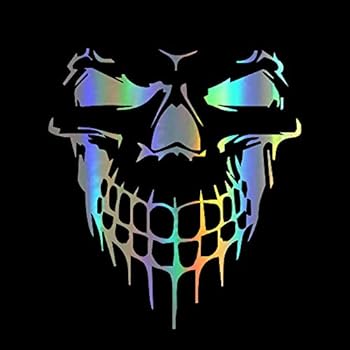 Car Stickers Decals Bloody Punisher Skull Sticker Car Styling Bumper Stickers for Car Body Door Window Stickers Vinyl 4