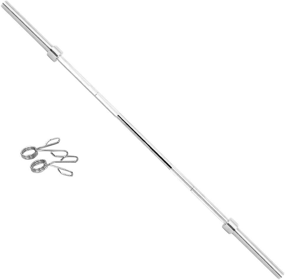 Olympic Barbell, Ljnuanrg 86'' 330lb Barbell Bar Barbell Olympic Bar Olympic Barbell for Workout Gym Home Weightlifting Powerlifting Strength Training (Q235 Steel)
