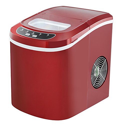 Neu Eiswürfelmaschine Eismaschine Icemaker Eiswürfelbereiter 3 Farben zum Auswählen Popamazing (Rot) – Bild 3