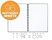 TOPS 25332 Royale Wirebound Business Notebook, Legal/Wide, 11 3/4 x 8 1/4, 96 Sheets,White