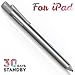 LACORAMO Stylus Pen for iPad Pro 6 5 4 3 2 1 Air Mini Series, Active Stylus Pencil USB Rechargeable with Metal Clip and Fine Point, Support 40 Hours Work and 30 Days Standby (White)