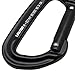 Fusion Climb Contigua Modified Straight Gate Modified D Shape Carabiner Black