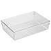 iDesign Clarity BPA-Free Plastic Drawer Organizer Tray - 8.9