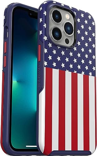 OtterBox Symmetry Case with MagSafe for iPhone 13 PRO - American Flag | Non-Retail Packaging | NOT compatible with iPhone 13, Mini, or PRO MAX