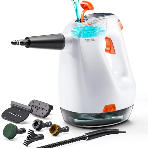 POPCHOSE Handheld Steam Cleaner with Detergent