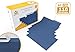 110 5x7 Blue Invitation Envelopes - for 5x7 Cards - A7 - (5 ¼ x 7 ¼ inches) - Perfect for Weddings, Graduation, Baby Shower - 120 GSM - Peel, Press & Self Seal - Square Flap