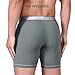 Separatec Men's Dual Pouch Underwear Comfort Soft Premium Cotton Modal Blend Boxer Briefs 3-6 Pack Black/Gray