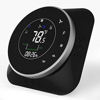 Smart Wifi Thermostats for Home - Programmable Thermostat that Works with Alexa Google Home IFTTT, (2019Update)Remote Control Digital Temperature Controller,24V Wireless Heat Pump Thermostat for House