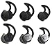 Replacement Earbuds Eartips for Quietcontrol 30, Small Medium & Large Noise Cancelling Double Flange Ear Hooks for Bose QC20 QC30 Soundsport Headphone [ 3 Pairs ] (Black)thumb 2