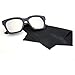 GAMT Sunglasses Tide Vintage Frame Fashion Eyewear Black Frame Silver Lens