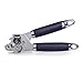 bobuCuisine’s Effortless Spin Power Steel Manual Can Opener - Non Slip Grip - Ergonomic & Comfortable Handle - Built to Last - Stylish & Classy Design