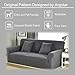 Argstar Jacquard XL Sofa Slipcover, Gray Stretch Oversized Couch Slip Cover, Spandex Furniture Protector for Large 3 Cushion Seater Living Room, Machine Washable