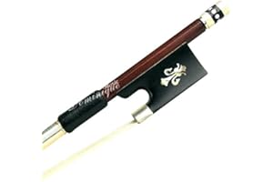 D Z Strad 300 Violin Bow Brazil Wood with Ebony Fleur-de-Lis Frog (1/2 - Size)
