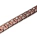 Rainso Mens Copper Double Row Magnetic Therapy Bracelets for Arthritis Wristband Adjustable