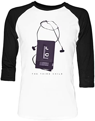 Rundi The Third Child Unisex Baseball T-Shirt Men's Women's 2/3 Sleeves White Black