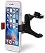 Aduro U-Grip Smartphone Car Mount, [Air Vent] Grip Mount works with all Mobile Phones - 360 Rotation, Strong Grip, One Handed Operation, (Black/Red)