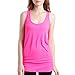 BollyQueena Women's Workout Camisole Round Neck Racerback Tank Top 4 Packs M