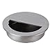 RDEXP 2.76 Inch Stainless Steel Round Cupboard Closet Flush Recessed Knob Pull with 2 Screws