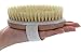 Long Handle Bath Body Brush with Detachable Head and Natural Bristles