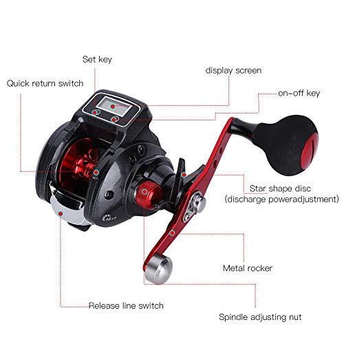 Angeln Casting Reel Deep Sea Marine Boat Fishing Elektrische Angelrolle Salzwasser Trolling Trommel Rundrolle – Bild 5