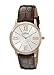 Stuhrling Original Men's 533.03 Classic Ascot Solei Ultra-Slim Watch with Leather Band