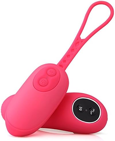 LILER(TM) Remote Control 30 Speed Vibrating Ben Wa Balls for Kegel Exercise - For Bladder Control and Pelvic Floor Exercises (Pink)