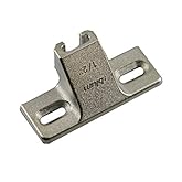 Blum 130.1100.23x1S 130.1100.23, Plate, Face Frame, 1/2" Overlay (Pack of 1 with Screws), Nickel Finish