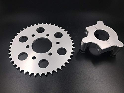 dolphin1986 Hub Adapter 1.5" and 44t Sprocket Higher Performance Made for 2 Stroke Engine kit Gas Motorized Bicycle - Thumbnail 2