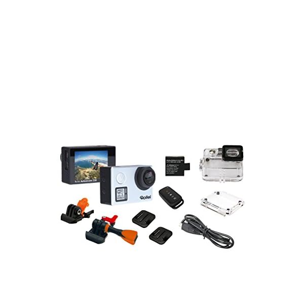 Rollei Actioncam 530 WiFi Action Cam (mit 4k Video Auflösung, Weitwinkelobjektiv, Bildstabilisierung, bis 40 m… – Bild 7