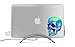 Beautiful Human Skull 5 Inch Decal- Artistic Full Color Post Impressionist Painted Style Decal - Fits All MacBooks, Laptops, Cars, and More! - For Indoor or Outdoor Use