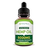 Hemp Oil For Pain Relief - 5,000mg Of Full Spectrum Organic Hemp Extract - Rich In MCT Fatty Acid