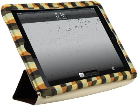 Bushbuck [Leather Case with Auto Sleep & Stand Function for iPad Mini] Jester Series (Chic01) PU Leather Case PU/Coffee IPMJRC1