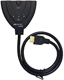 Generic HDMI 3-In 1-Out HDMI Auto Switch with 1.5 feet Cable