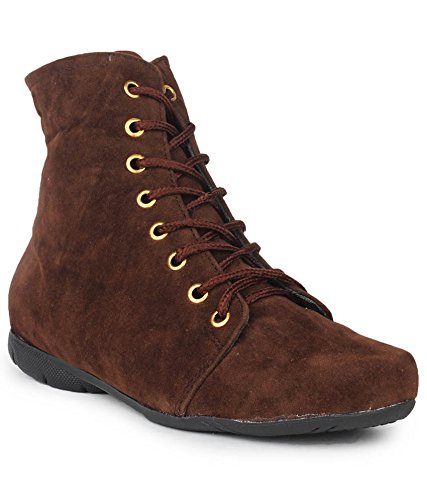 meriggiare women fabric brown boots