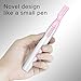 Eyebrow Trimmer Razor, Acessorz Facial Hair Remover Trimmer Kit, Electric Painless Eyebrow Trimmer Removal Epilator for Women, Mini Portable Travel Dry Use - White