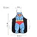 si ying Adjustable Bib Apron with Pocket Comic Characters Adjustable Bib Apron with Pocket, Character Apron (Superman)